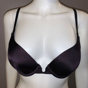 Push up black and purple bras.